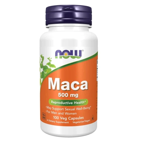 NOW Foods, Maca 500 mg, For Men and Women, 100 VegCaps