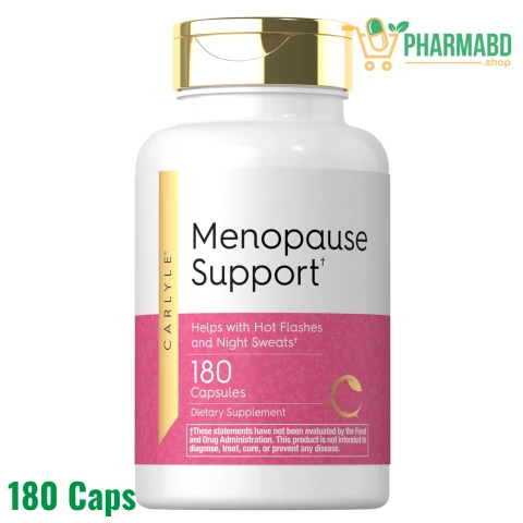 Carlyle Menopause Supplement for Women's Balanced Support 180 Capsules
