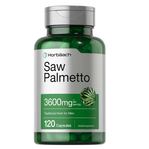 Horbäach Saw Palmetto Extract, 120 Capsules
