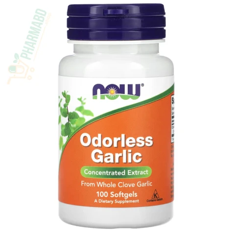 NOW Foods, Odorless Garlic Concentrated Extract, 100 Softgels