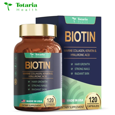 Totaria Health Biotin 10000 mcg, 120 Caps