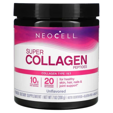 NeoCell, Grassfed Collagen Peptides, Unflavored, 7 oz 200 grams
