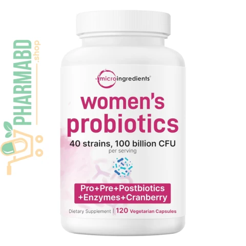 Micro Ingredients Probiotics for Women 100 Billion CFU, 120 VegCapsules
