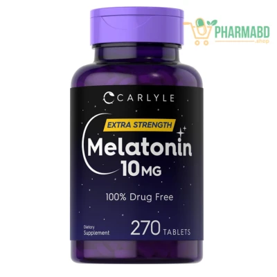 Carlyle Melatonin 10mg 270 Tablets with L-Theanine 5.5mg