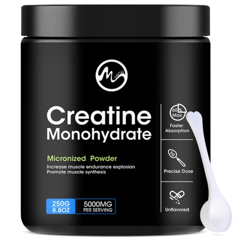 Minch Creatine Monohydrate Powder 250 grams with Muscle Builder