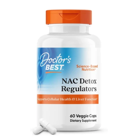 Doctor's Best NAC Detox Regulators with Seleno Excell 60 VegCaps