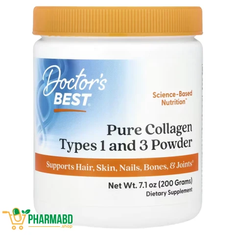 Doctor's Best, Pure Collagen Types 1 and 3 Powder, 7.1 oz, 200 grams