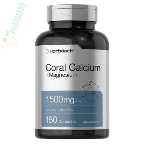 Horbäach Coral Calcium + Magnesium 1500 mg, 150 Capsules