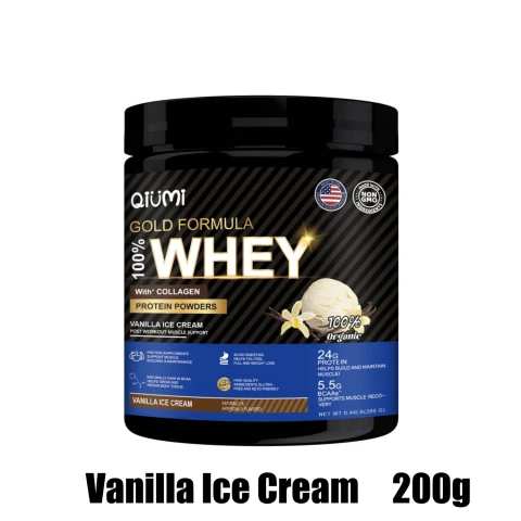 QIUMI Whey Protein Powder Vanilla 200 grams