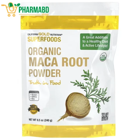 California Gold Nutrition Certified Organic Peruvian Maca Root Powder 8.5 oz 240 gram