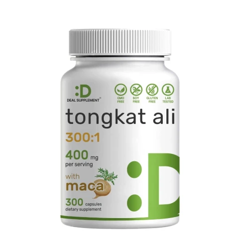 DEAL SUPPLEMENT Tongkat Ali with Maca Root 300 Capsules