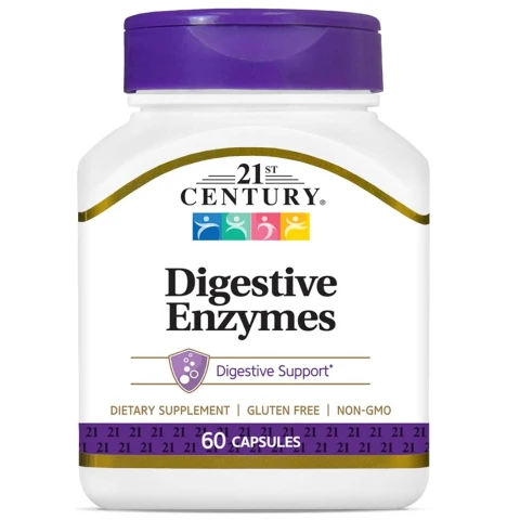21st Century Digestive Enzymes Dietary supplement 60 Capsules