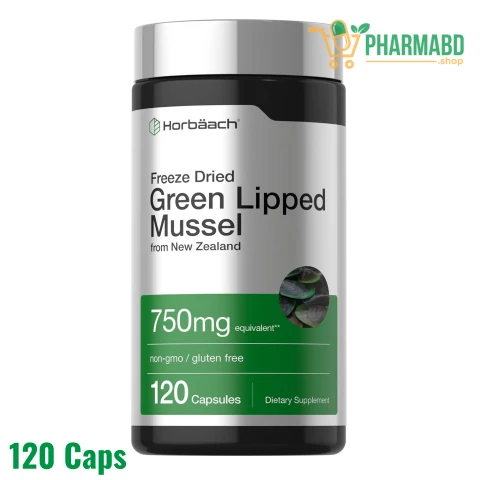 Horbäach Green Lipped Mussel 120 Capsules