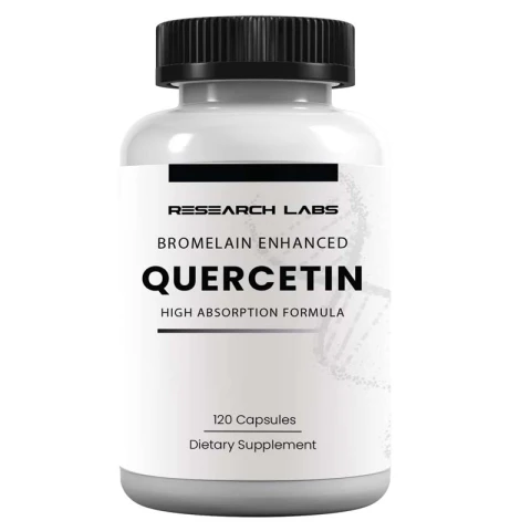 Research Labs Quercetin High Absorption Formula Bromelain 120 VegCaps