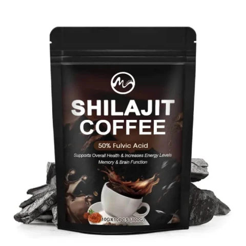 Minch Shilajit Coffee Powder 100 grams with Mushroom, Improve Memory & Brain