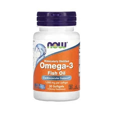 Omega-3 Fish Oil 1000mg — 30 Softgels