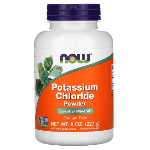NOW Foods, Potassium Chloride Powder, 8 oz 227 grams