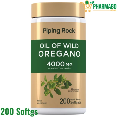 Piping Rock Oregano Oil  200 Softgel Capsules