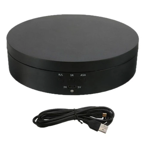 3-Speed Electric Rotating Display Stand 138 MM
