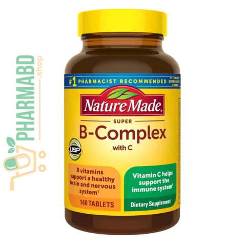 Nature Made Super B Complex with Vitamin C & Folic Acid, 140 Tablets