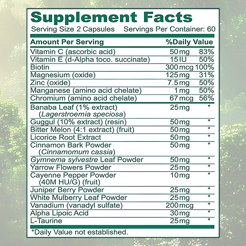 Daitea blood sugar health supplement 120 Capsules