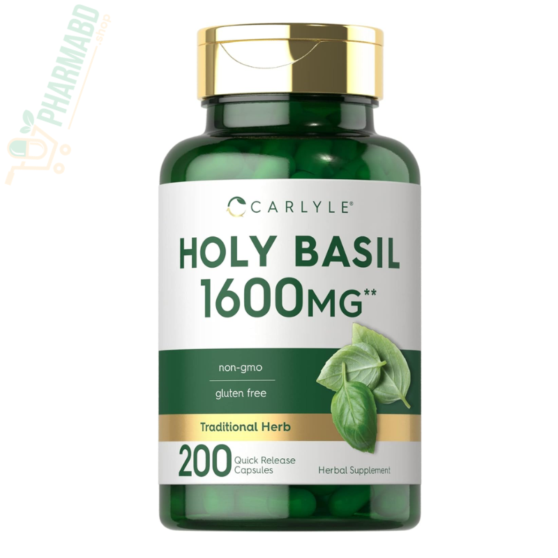 Carlyle Holy Basil Supplement, 200 Capsules