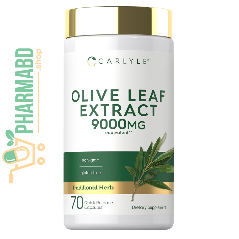 Carlyle Olive Leaf Extract Supplement, 70 Capsules