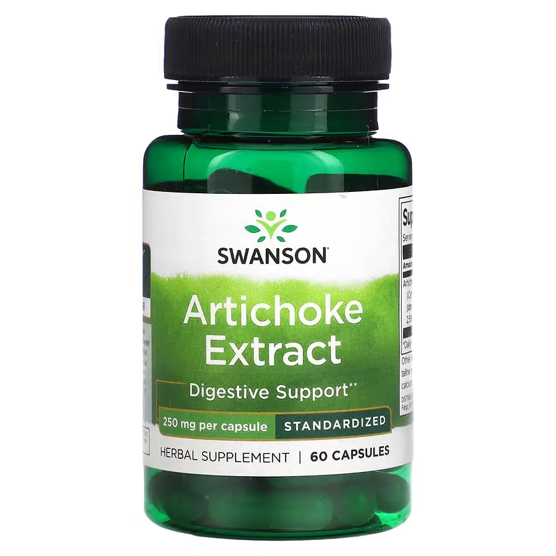 Swanson Artichoke Extract, 250 mg, 60 Capsules
