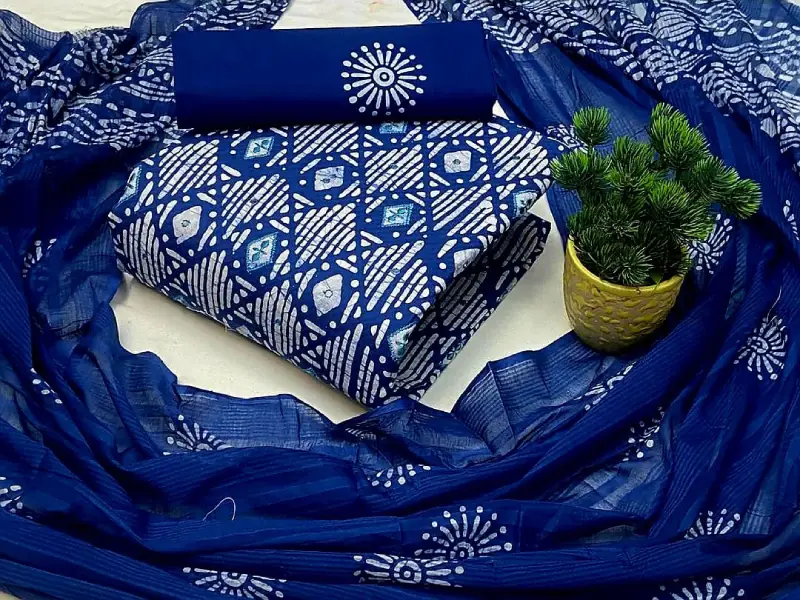 New Unstitched Mom Batik Three Piece Collection For Women
