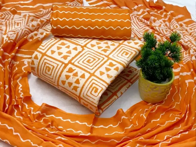 New Unstitched Mom Batik Three Piece Collection For Women