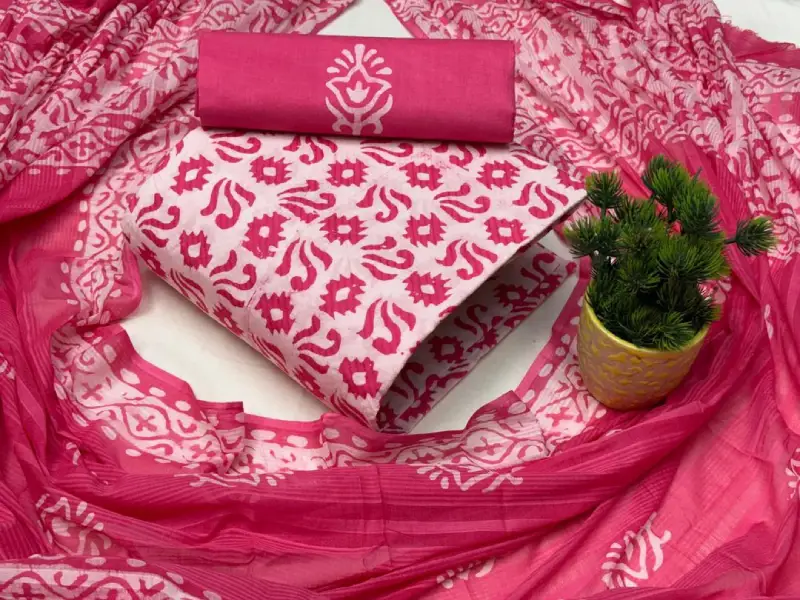 New Unstitched Mom Batik Three Piece Collection For Women