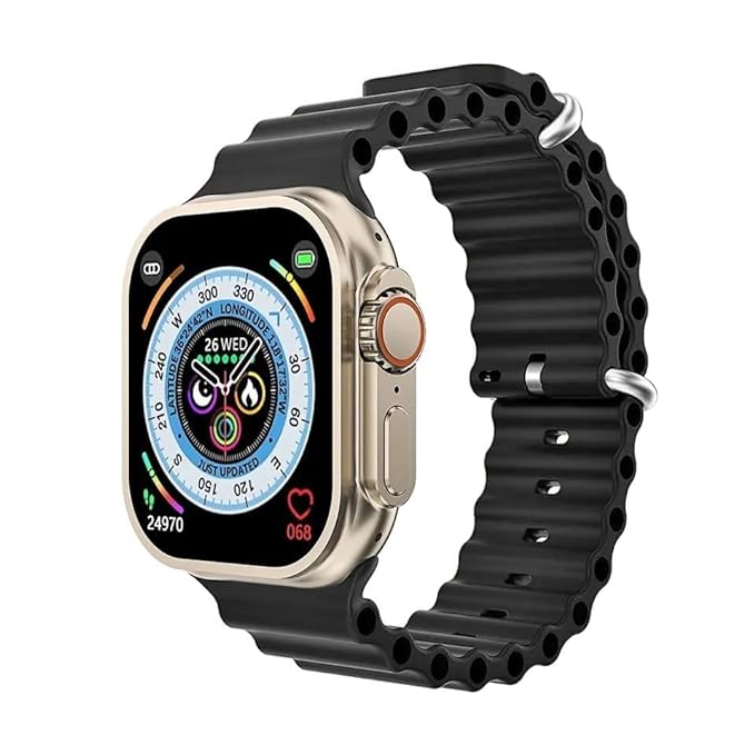 Tinzzi Smartwatch T 10 Ultra 2.09 inch HD Screen Falled Female Water Watch Bluetooth Call Waterproof Heart Rate Sleep Monitor Fitness Bracle - IPS