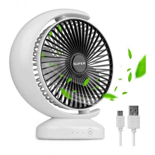 Portable Loop Desktop USB Port Fan